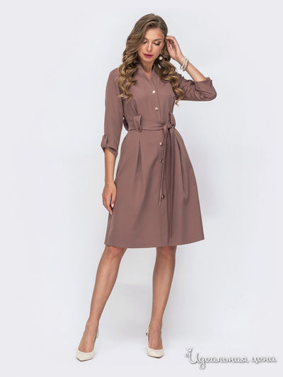 Платье Dressa, цвет коричневый