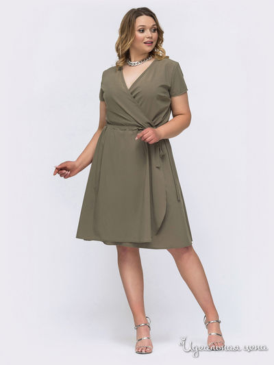 Платье Dressa, цвет хаки