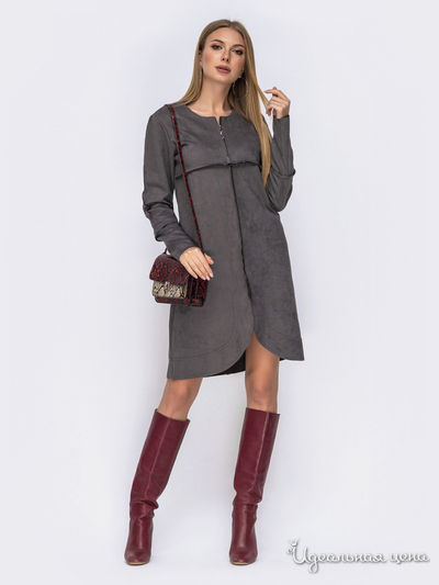 Платье Dressa, цвет серый
