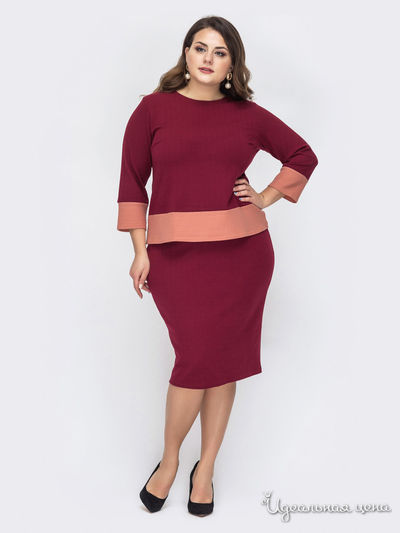 Костюм Dressa, цвет бордовый