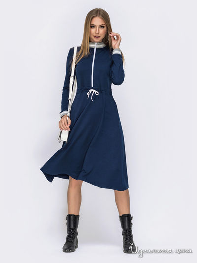 Платье Dressa, цвет темно-синий
