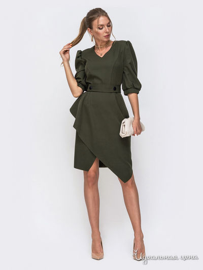 Платье Dressa, цвет хаки