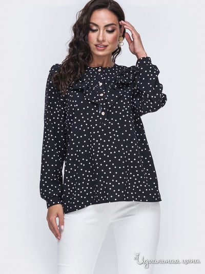 Блуза Dressa, цвет черный