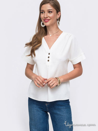 Блуза Dressa, цвет молочный