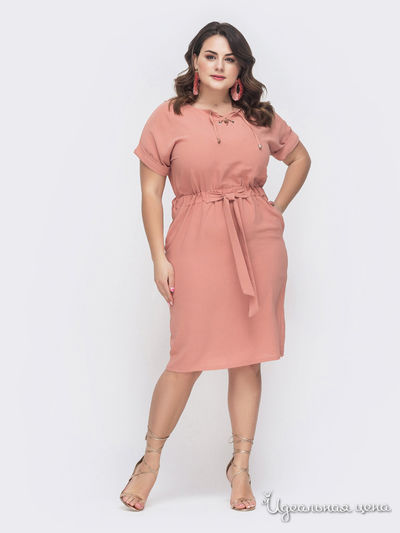 Платье Dressa, цвет коралловый