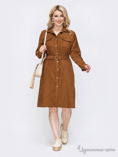 Платье Dressa, цвет коричневый