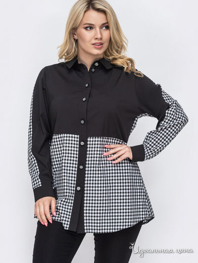 Блуза Dressa, цвет черный