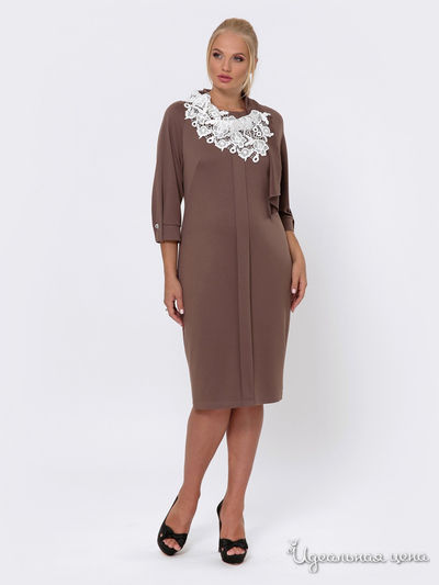 Платье Dressa, цвет коричневый