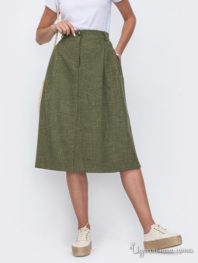 Юбка Dressa, цвет хаки