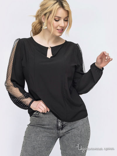 Блуза Dressa, цвет черный