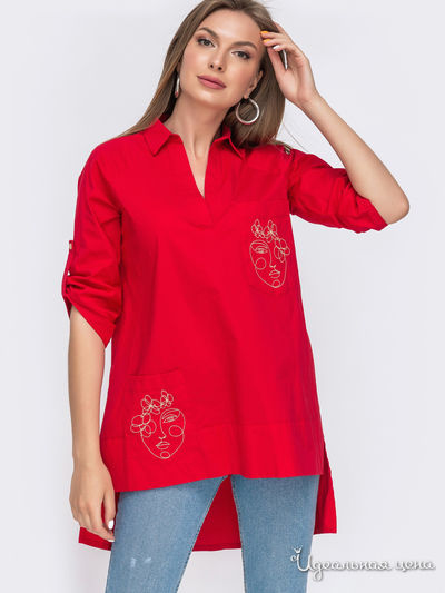Рубашка Dressa, цвет красный