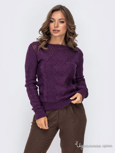 Джемпер Dressa, цвет фиолетовый