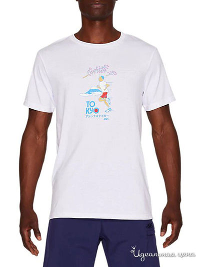 Футболка ASICS, цвет белый