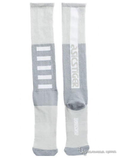 Носки ASICS, цвет белый, серый