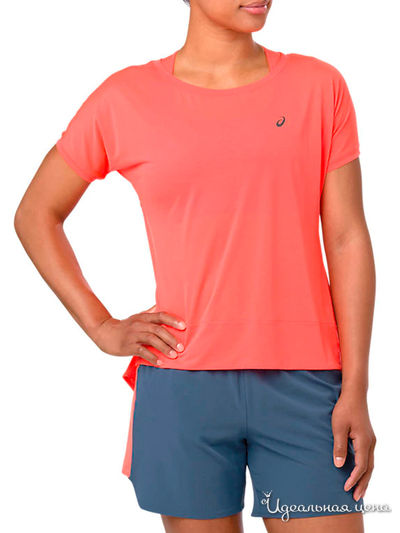 Футболка ASICS, цвет коралловый