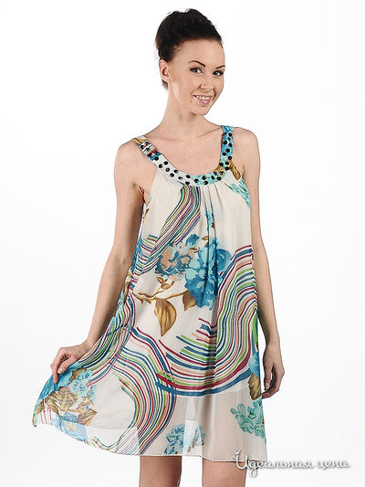 Платье Lily&Vera Mont, цвет цвет голубой