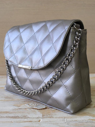 Сумка Chica Rica, цвет серебряный