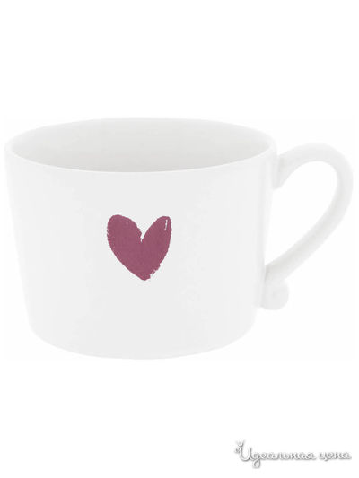 Кружка, 300 мл BASTION COLLECTIONS, цвет белый, красный