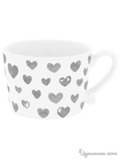 Кружка, 300 мл BASTION COLLECTIONS, цвет белый, серый