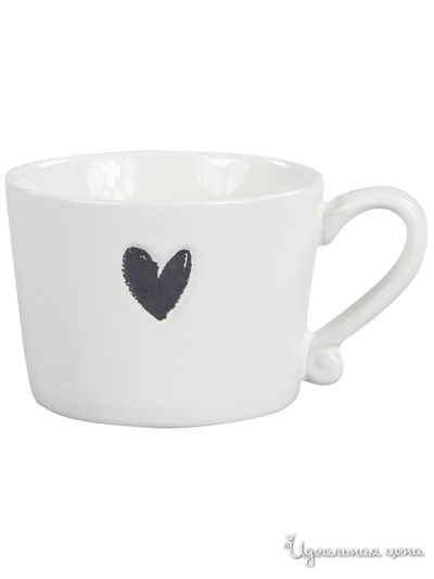 Кружка, 300 мл BASTION COLLECTIONS, цвет белый, черный