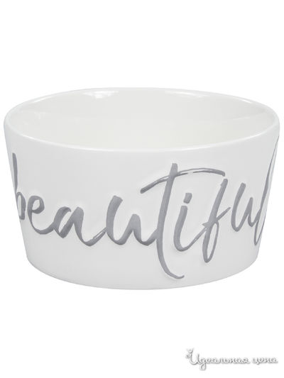 Салатник BASTION COLLECTIONS, цвет белый, серый