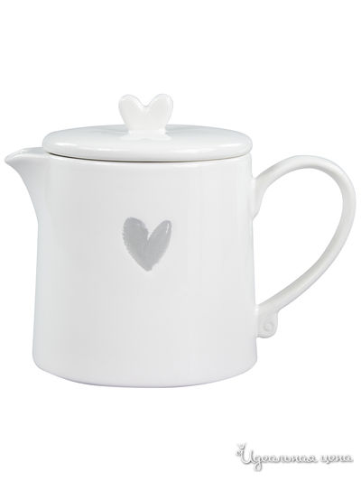 Чайник заварочный, 1 л BASTION COLLECTIONS, цвет белый, серый