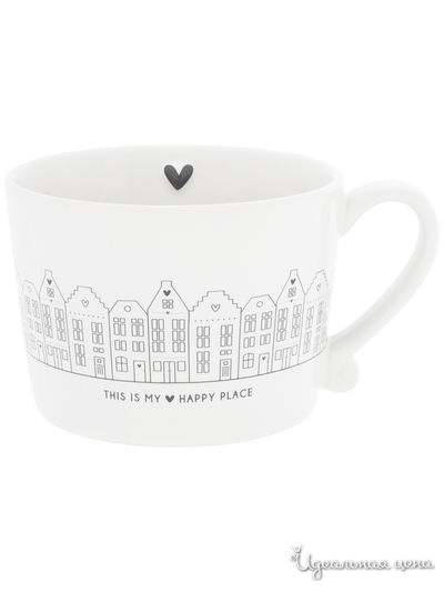 Кружка, 300 мл BASTION COLLECTIONS, цвет белый, черный