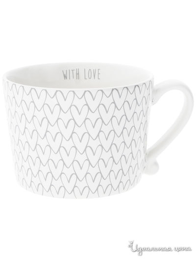 Кружка, 300 мл BASTION COLLECTIONS, цвет белый, серый