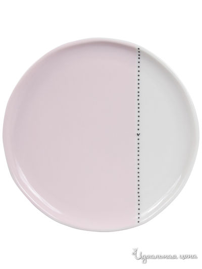 Тарелка десертная BASTION COLLECTIONS, цвет белый, черный