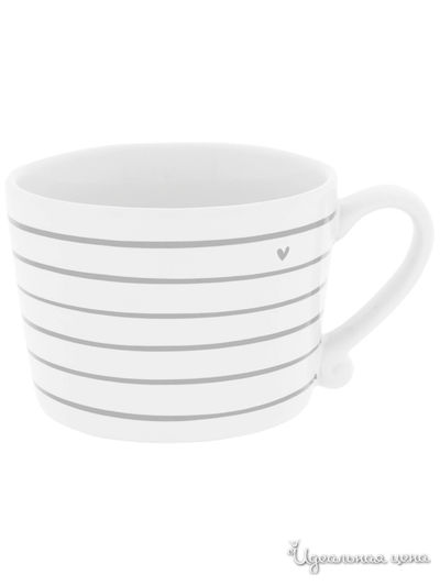 Кружка, 300 мл BASTION COLLECTIONS, цвет белый, серый