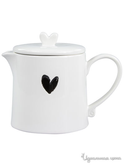 Чайник заварочный, 1 л BASTION COLLECTIONS, цвет белый, черный