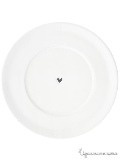 Блюдце BASTION COLLECTIONS, цвет белый, черный