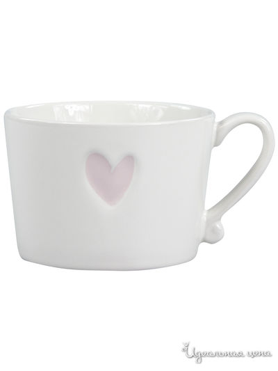 Кружка, 300 мл BASTION COLLECTIONS, цвет белый, розовый