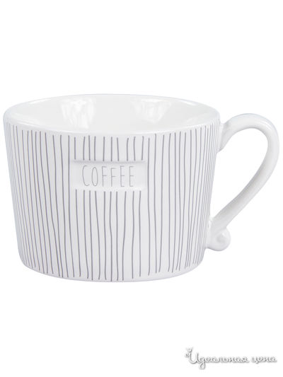 Кружка, 300 мл BASTION COLLECTIONS, цвет белый, серый