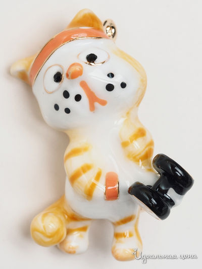 Брошь Biruza, цвет белый