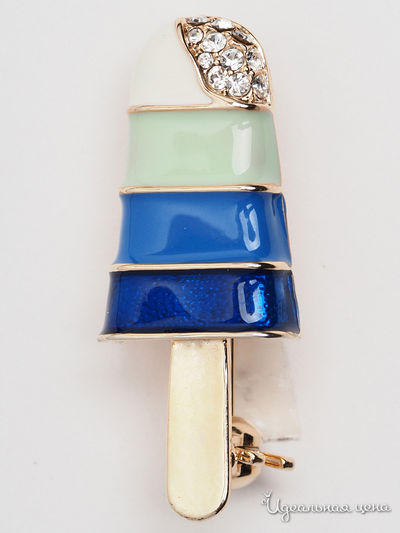 Брошь Biruza, цвет синий