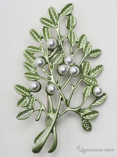 Брошь Biruza, цвет зеленый