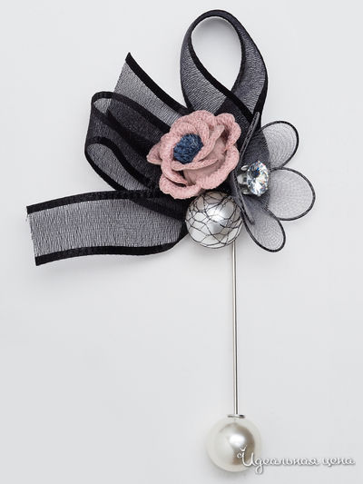 Брошь Biruza, цвет розовый