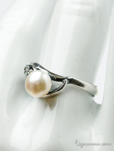 Кольцо Biruza, цвет белый