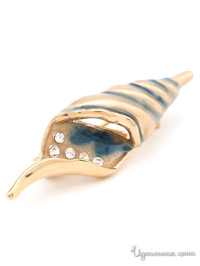 Брошь Biruza, цвет голубой
