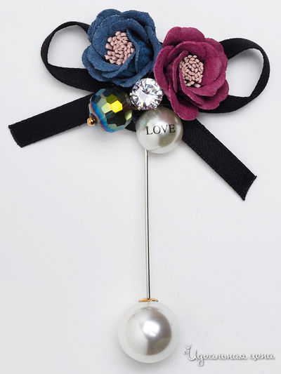 Брошь Biruza, цвет фиолетовый