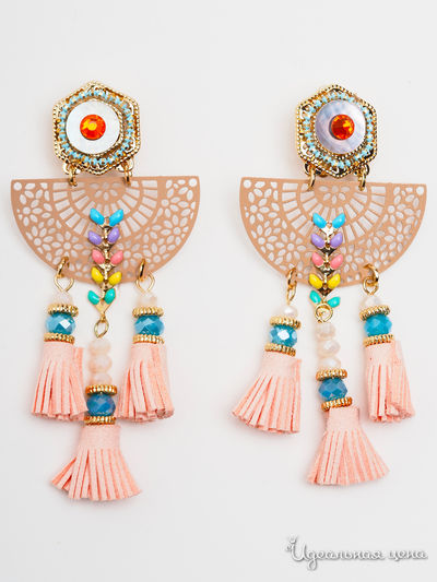 Клипсы Biruza, цвет пудра