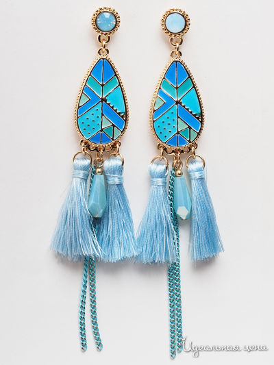 Серьги Biruza, цвет голубой