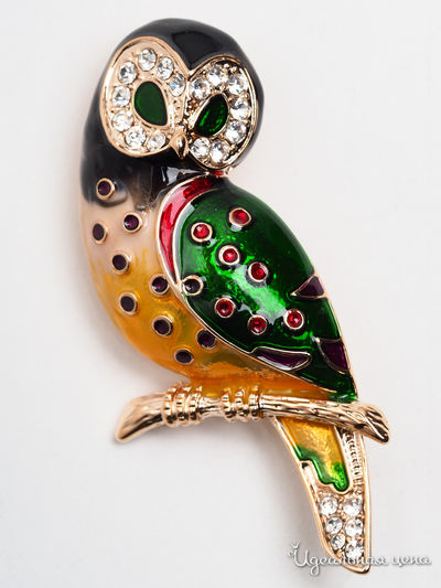 Брошь Biruza, цвет зеленый