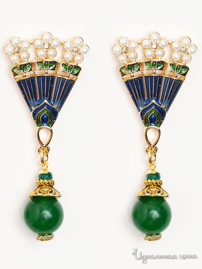 Серьги Biruza, цвет синий