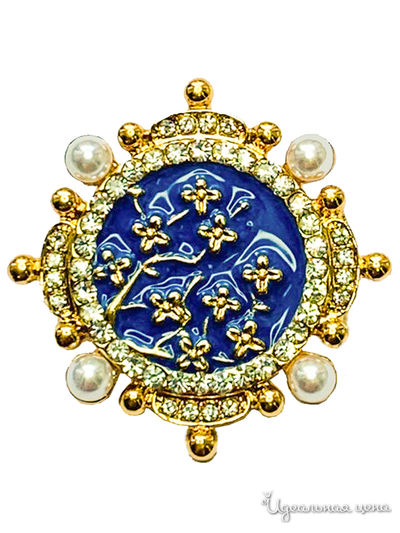 Брошь Biruza, цвет синий