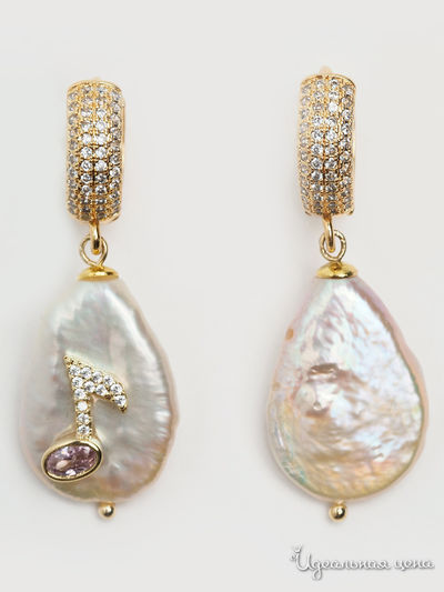 Серьги Biruza, цвет розовый