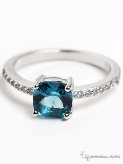 Кольцо Biruza, цвет синий