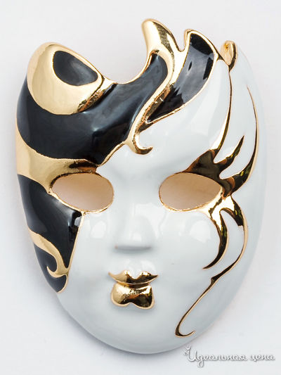 Брошь Biruza, цвет белый