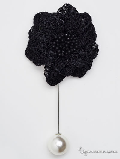 Брошь Biruza, цвет черный